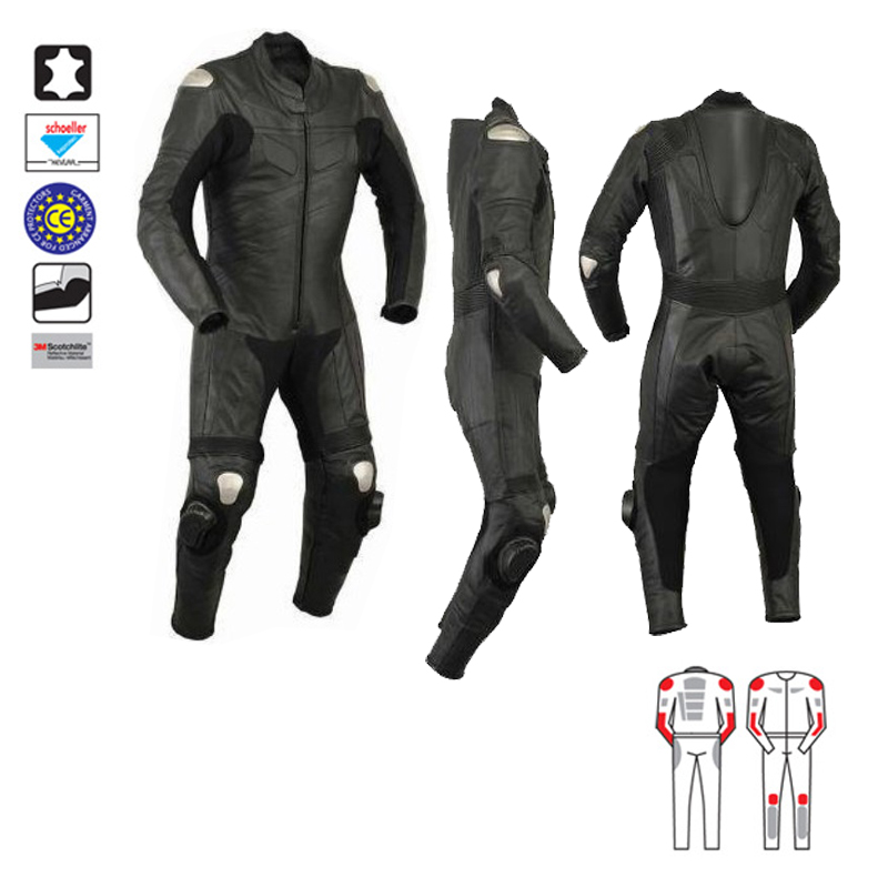 1 Pc Motorbike Suits Black